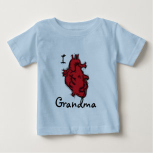 Babyherz Oma crawler Baby T-shirt