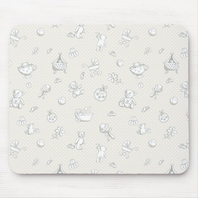 Babyhintergrund Mousepad (Vorne)