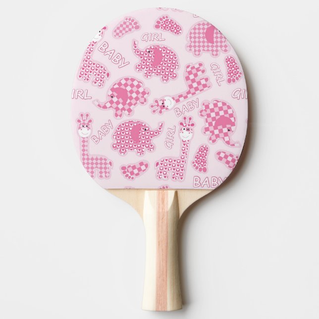 Babyhintergrund Tischtennis Schläger (Vorderseite)