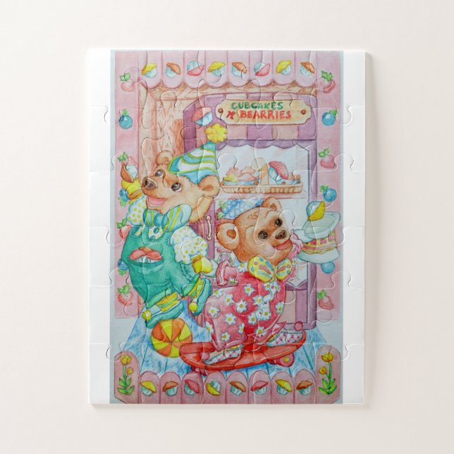 Babyjungen spielen und jonglieren (Vertikal)