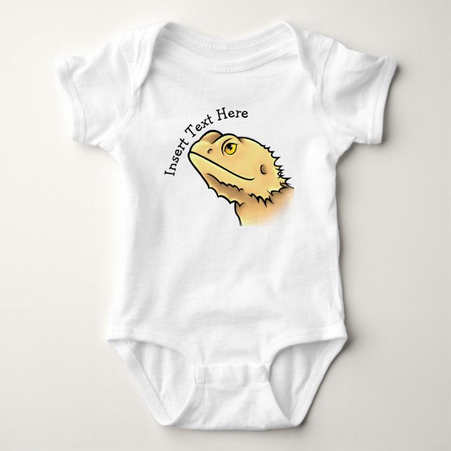 Babykarosserieanzug für Bartagame Baby Strampler (Vorderseite)