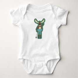 Babykarosseriebucht für Elche Baby Strampler