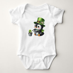 "Babykarosserien für Kinder mit lustigem Aquarellt Baby Strampler