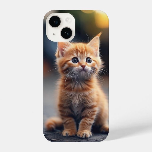 Babykatze iPhone 14 Hülle (Rückseite)