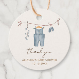 Babykleidung Babybett Babydusche Geschenkanhänger