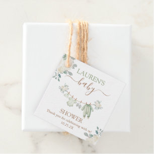 Babykleidung Babydusche Geschenkanhänger