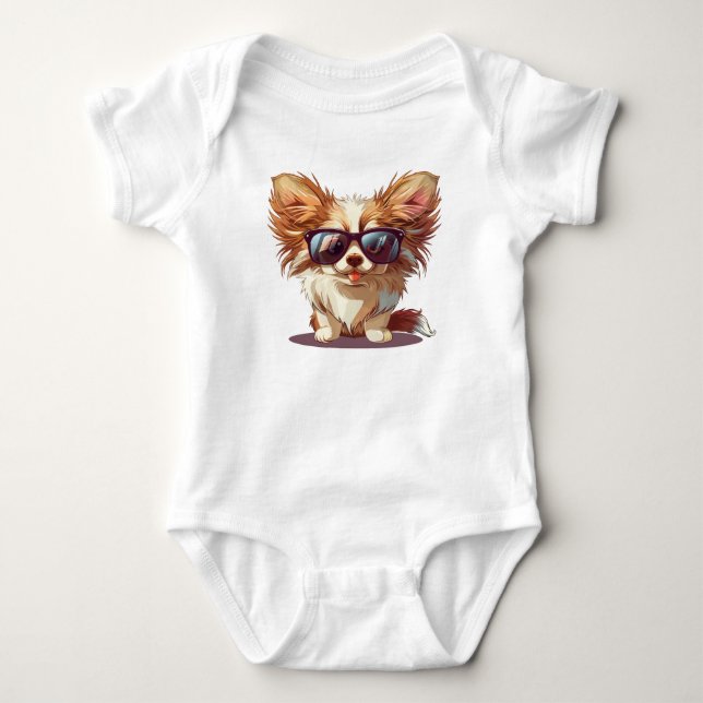 Babykleidung, Karosserietücher, ein Stück Baby Strampler (Vorderseite)