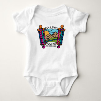 Babykleidung Logo BoulderJewish Festivals Baby Strampler