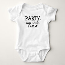 Babykrippe mit Party und Zubringerweiß
