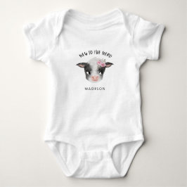 Babykuh neu für Herdmädchen Baby Strampler