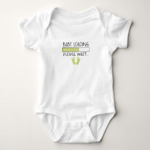 Babyladung bitte warten baby strampler