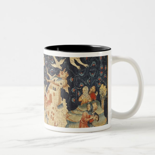 Babylon drang durch Dämonen ein Zweifarbige Tasse (Rechts)