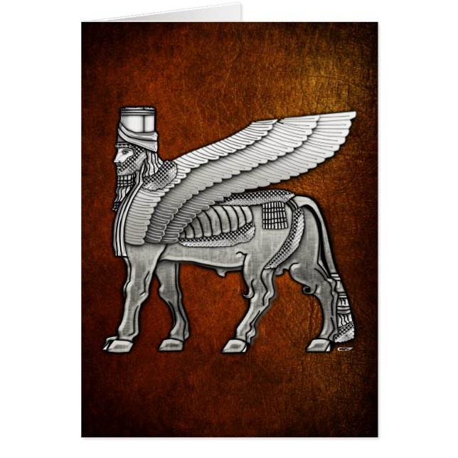 Babylonian Winged Bull Lamassu (Vorne)