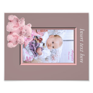 Babymädchen-Foto Fotodruck