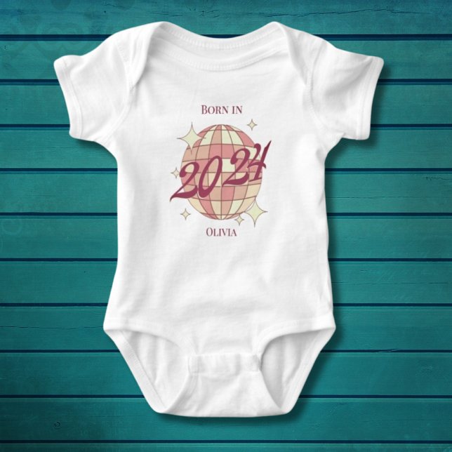 Babymädchen geboren im Jahr 2024 Babygeschenk Baby Strampler (Von Creator hochgeladen)