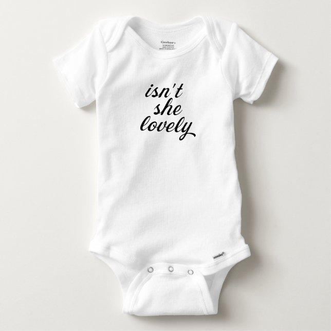 Babymädchen mit hübscher Baumwolle Baby Strampler (Vorderseite)