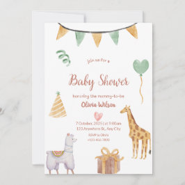 Babymannendusche Einladung