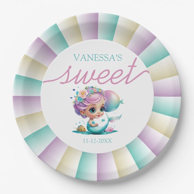 Babymatte Pappteller (Vorderseite)