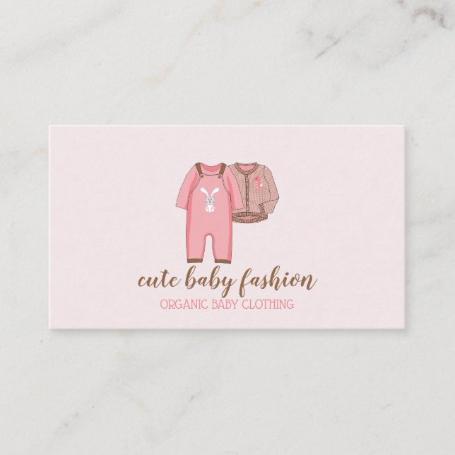 Babymode Visitenkarte (Vorderseite)