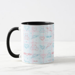 Babymuster mit Teddybären Tasse