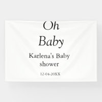Babynahrung Baby Dusche Datum einfach minimal