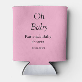 Babynahrung Baby Dusche Datum einfach minimal Dosenkühler