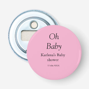 Babynahrung Baby Dusche Datum einfach minimal Flaschenöffner