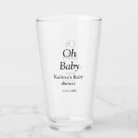 Babynahrung Baby Dusche Datum einfach minimal