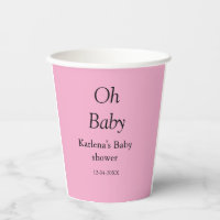 Babynahrung Baby Dusche Datum einfach minimal