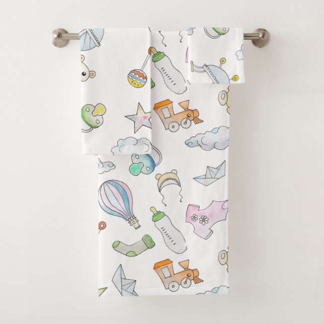 Babynahrung Badhandtuch Set (Insitu)