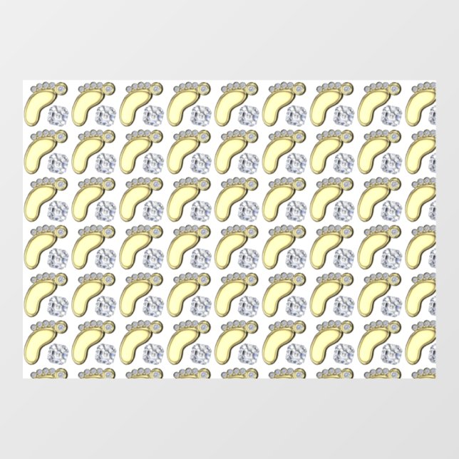 Babynahrung Fensteraufkleber (Blatt)