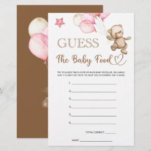 Babynahrung Teddy Bär Babydusche