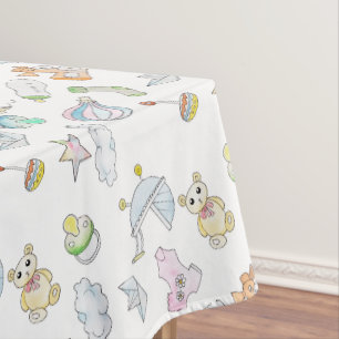 Babynahrung Tischdecke