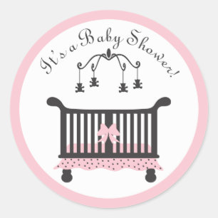 Babyparty-Aufkleber Runder Aufkleber