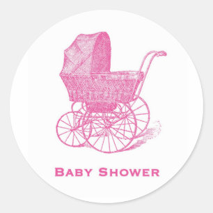 Babyparty-Aufkleber Runder Aufkleber