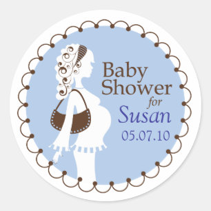 Babyparty-Aufkleber Runder Aufkleber