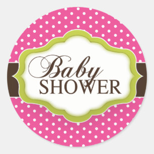 Babyparty-Aufkleber Runder Aufkleber
