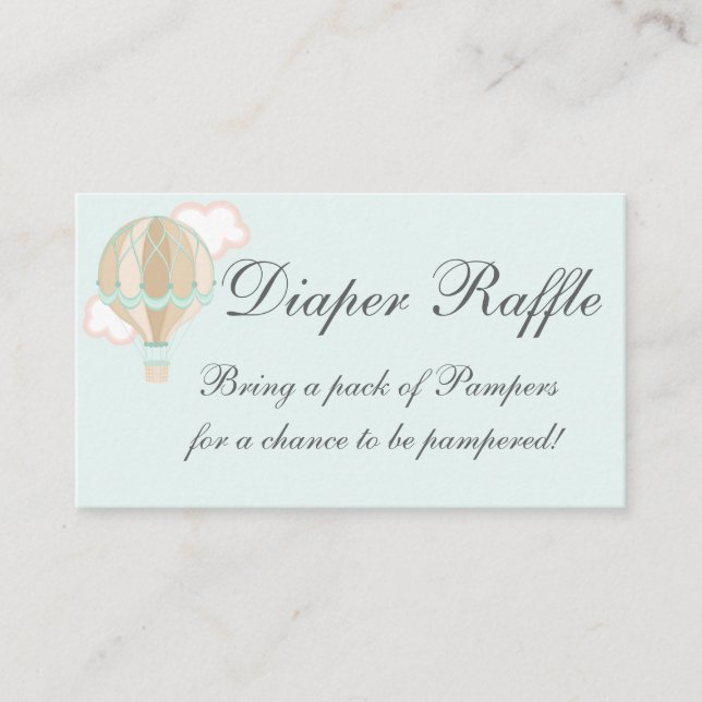 Babyparty Begleitkarte (Vorderseite)