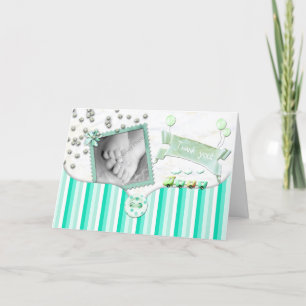 Babyparty danken Ihnen zu kardieren Dankeskarte