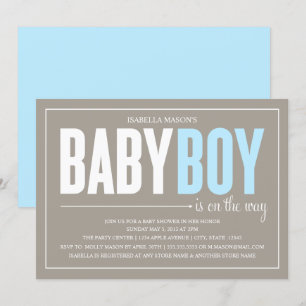 Babyparty des Baby-  laden ein Einladung