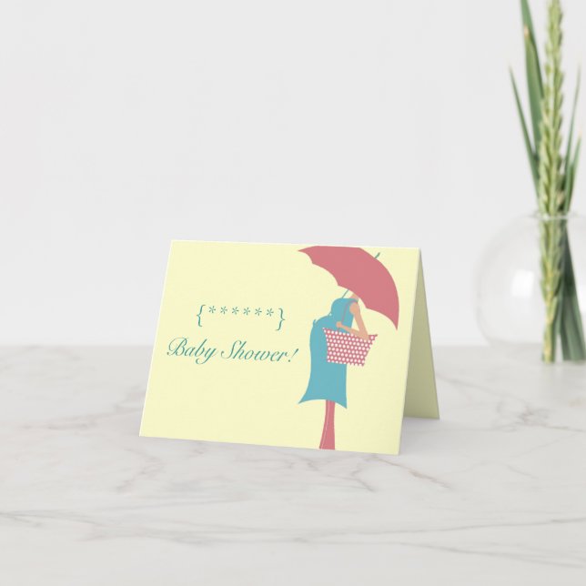 Babyparty! Einladung (Vorderseite)