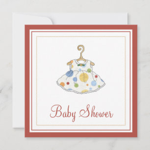 Babyparty-Einladung des kleinen Mädchens Einladung