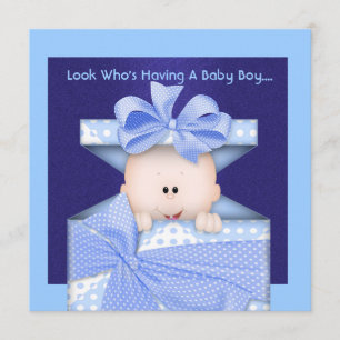 BABYPARTY-EINLADUNG FÜR JUNGEN EINLADUNG