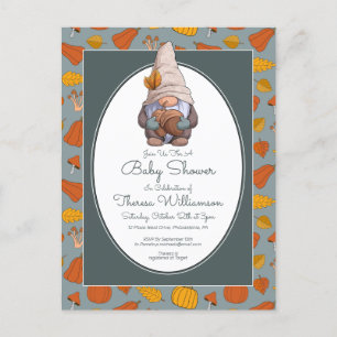 Babyparty   Herbst-Herbst Postkarte