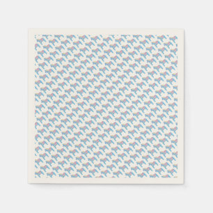 Babyparty-Papierservietten mit Dala Pferden Serviette