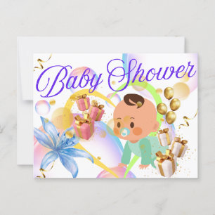 Babyparty Postkarte