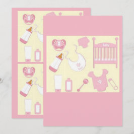 Babypartykarte Einladung