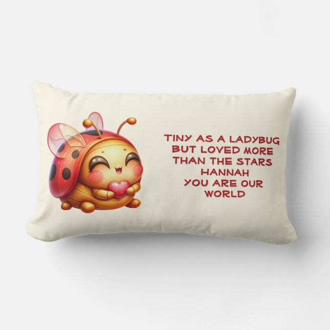 Babypilz Lendenkissen (Vorderseite)