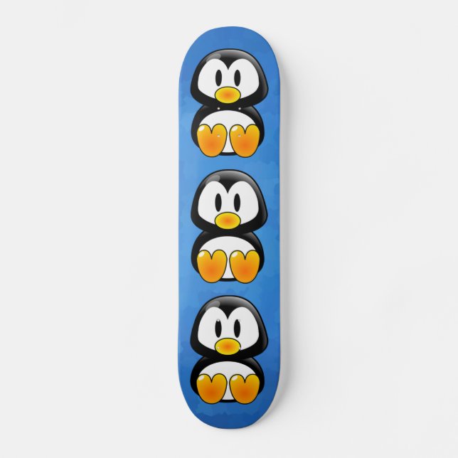 Babypinguin-Schlepplifte Skateboard (Vorderseite)