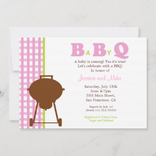 BaByQ GRILLEN Kinderdusche Einladung